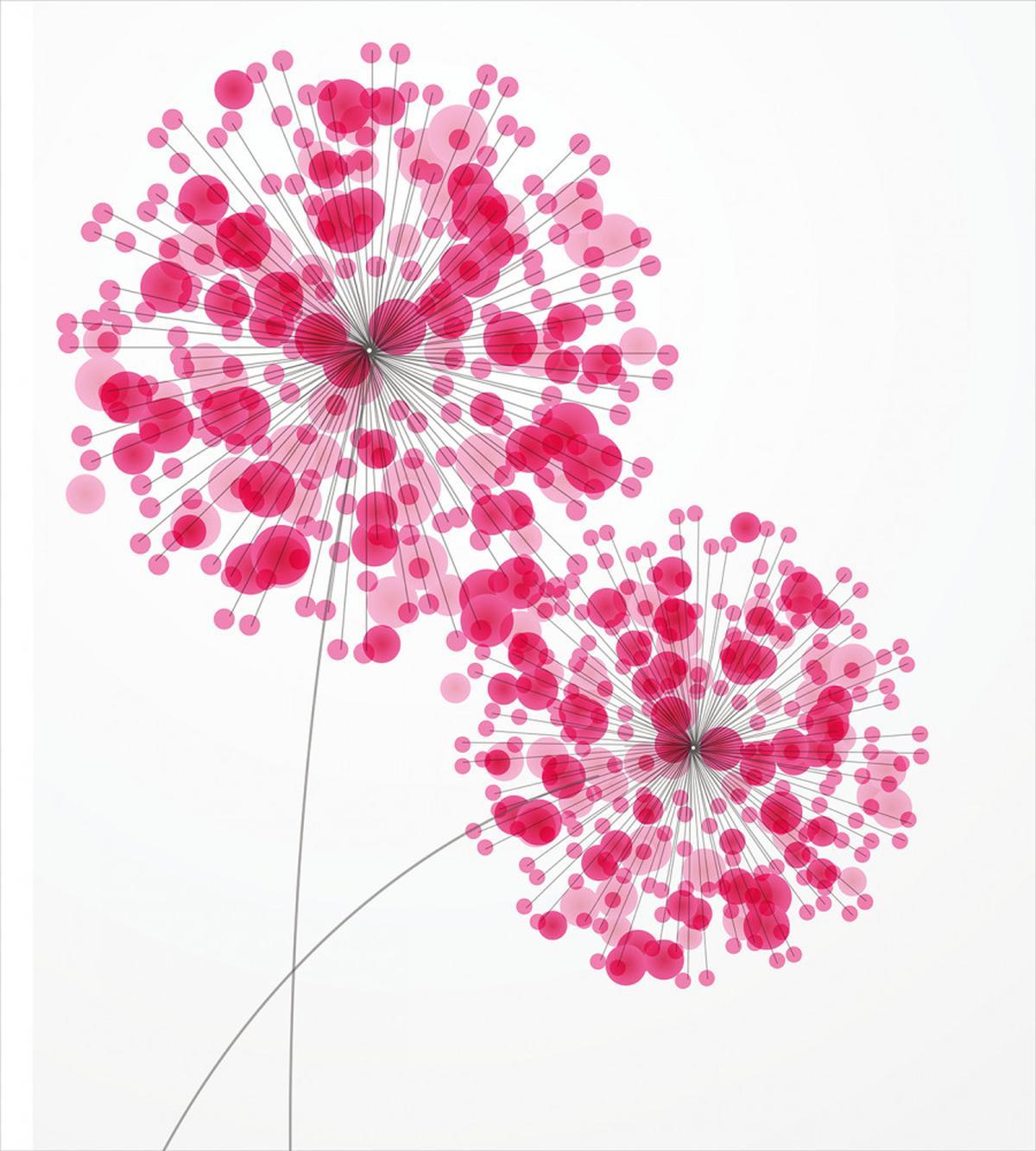 Abstract Dandelion Artwork — Pattern