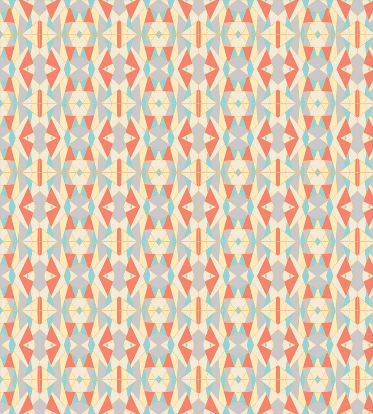 Soft Mosaic Geometric Art — Pattern