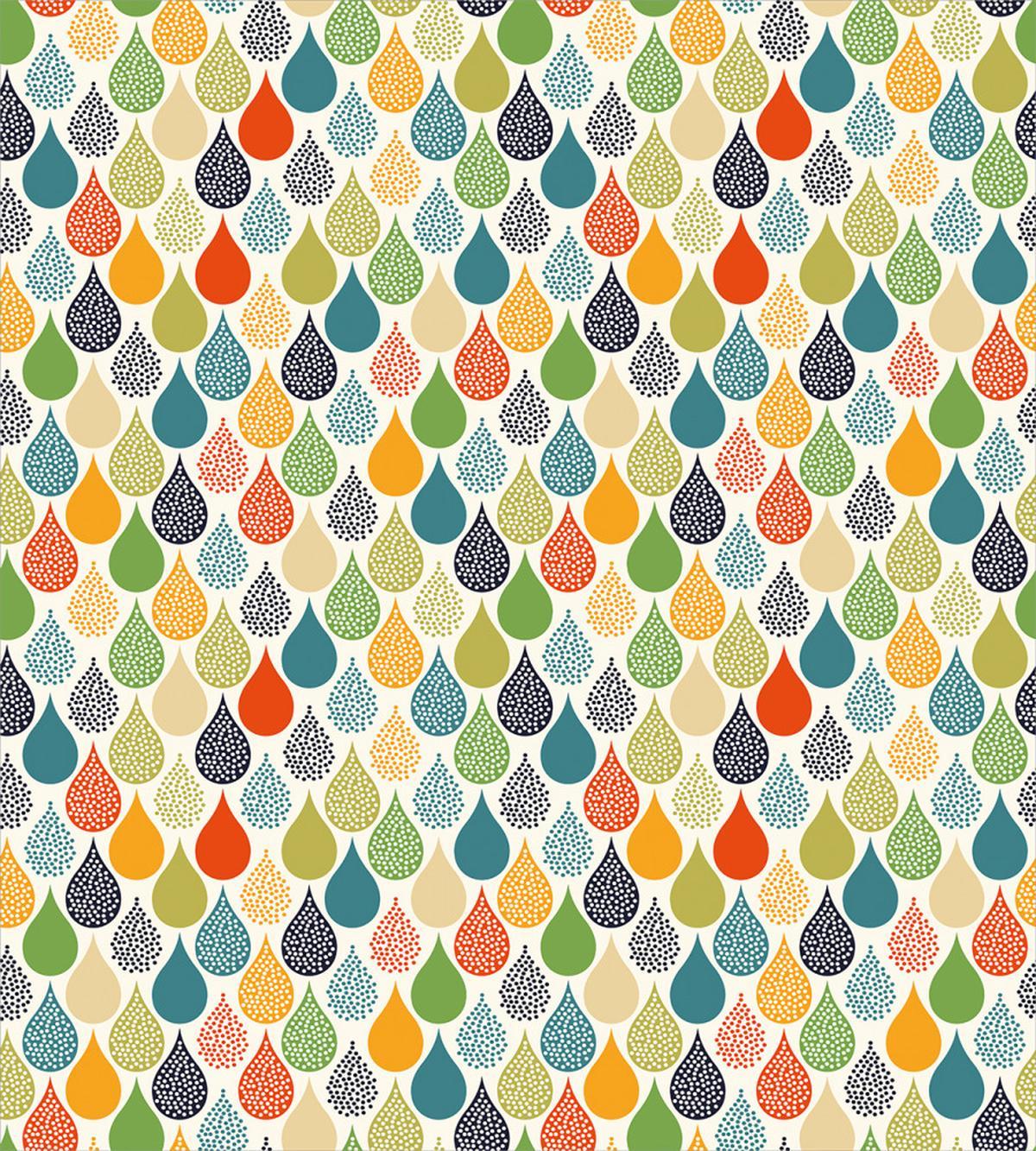 Colorful Large Drops — Pattern