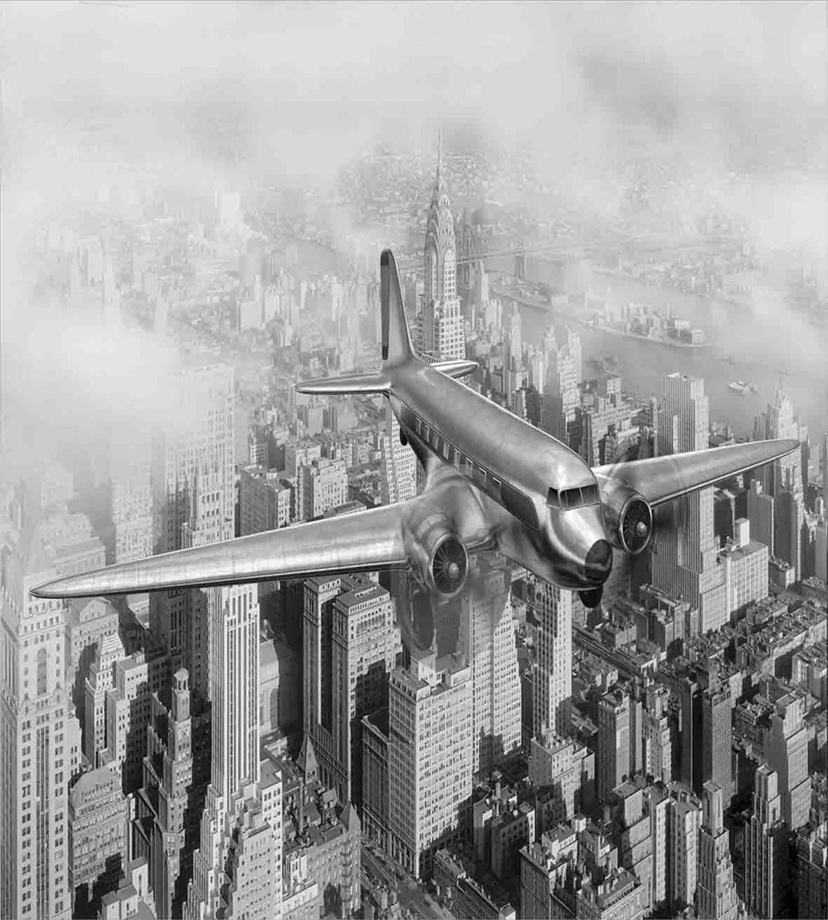 Flying Plane on New York — Pattern