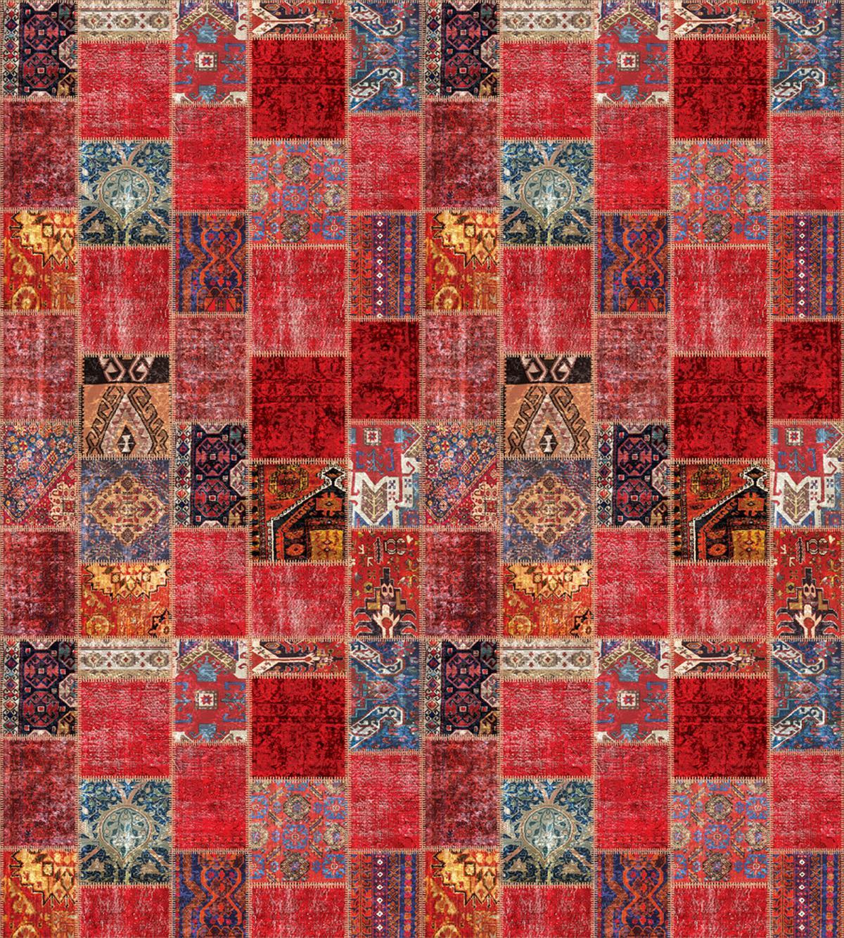 Ethnic Ornamental Squares — Pattern