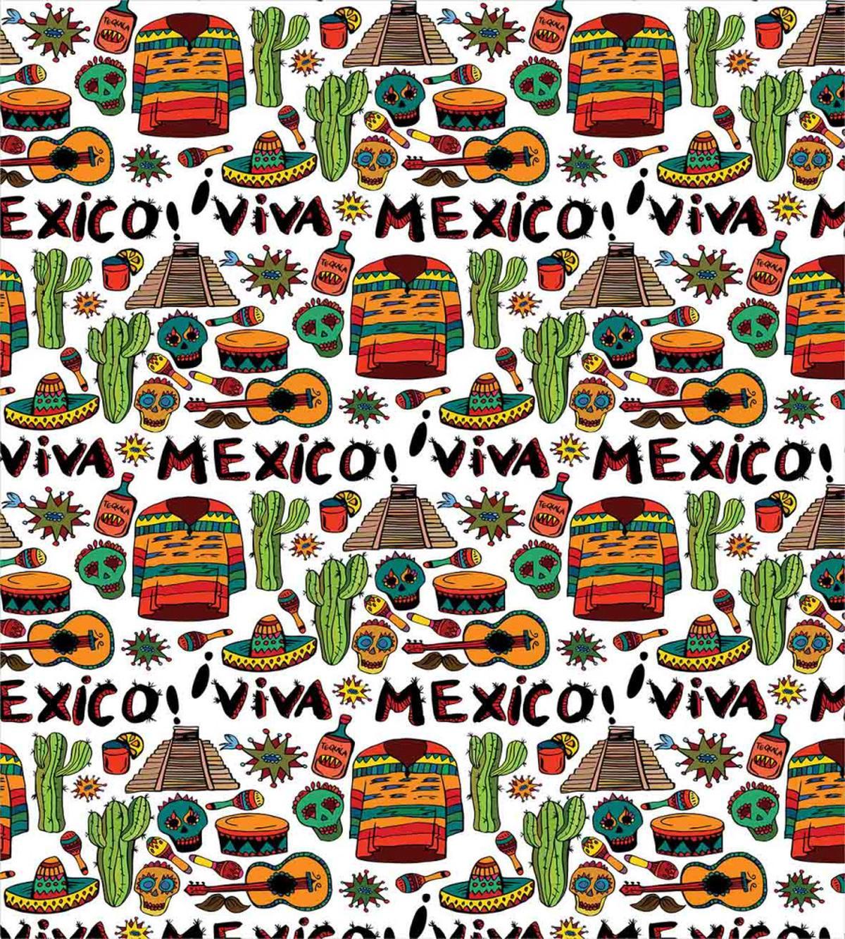 Cartoon Cactus Salsa — Pattern