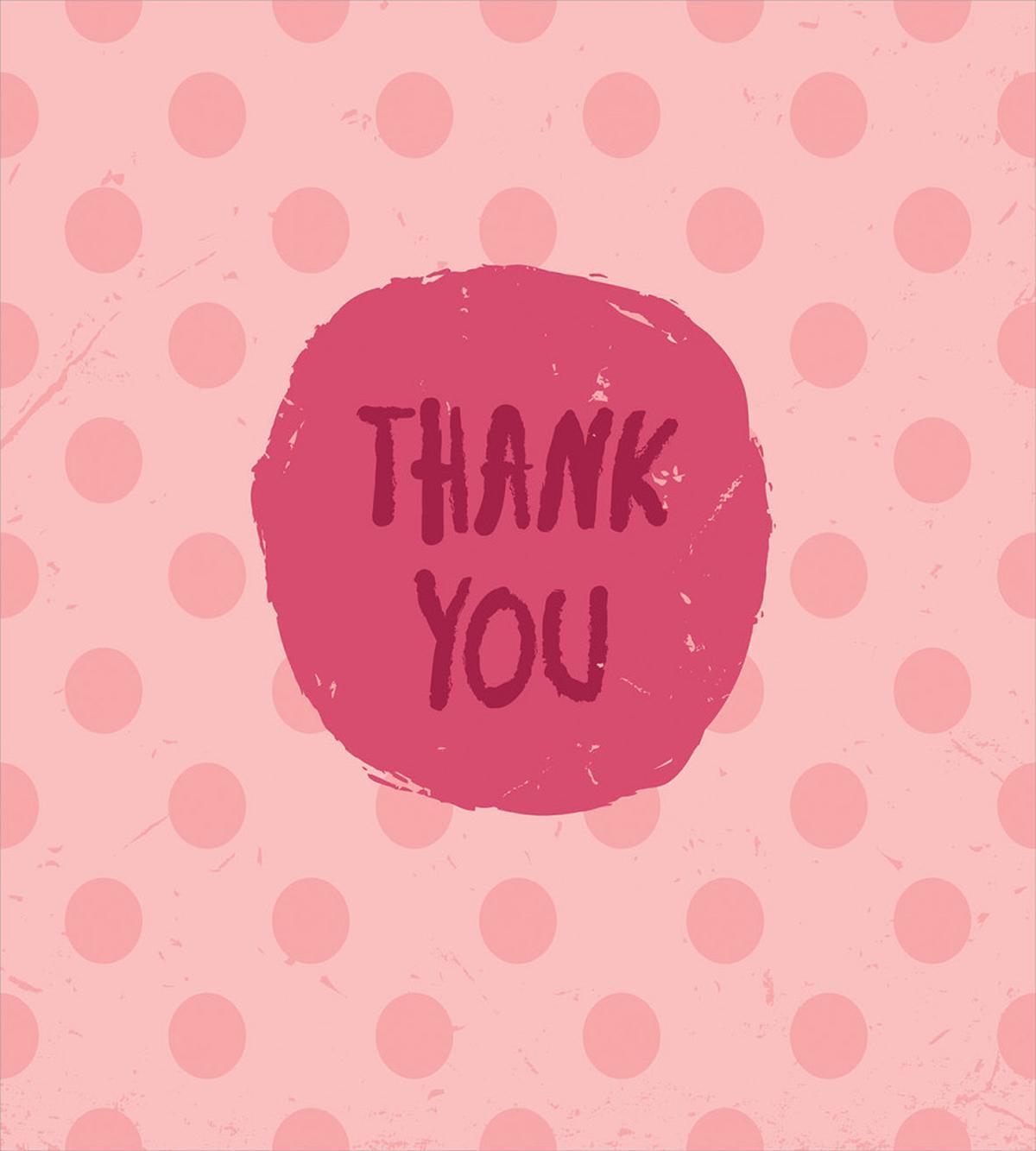 Thank You Wording — Pattern