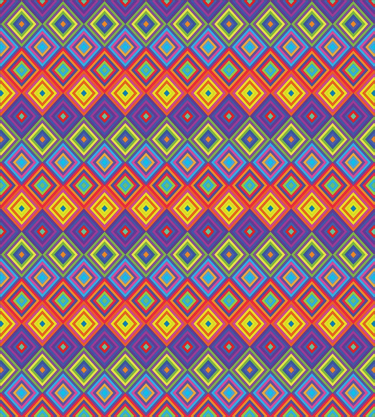 Hippie Vibrant Retro — Pattern