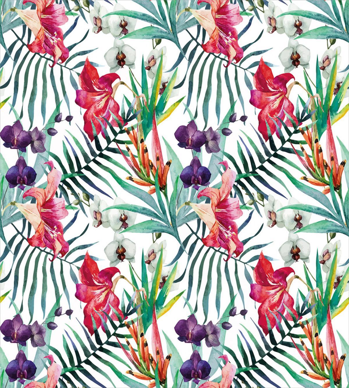 Watercolor Art Tropical — Pattern