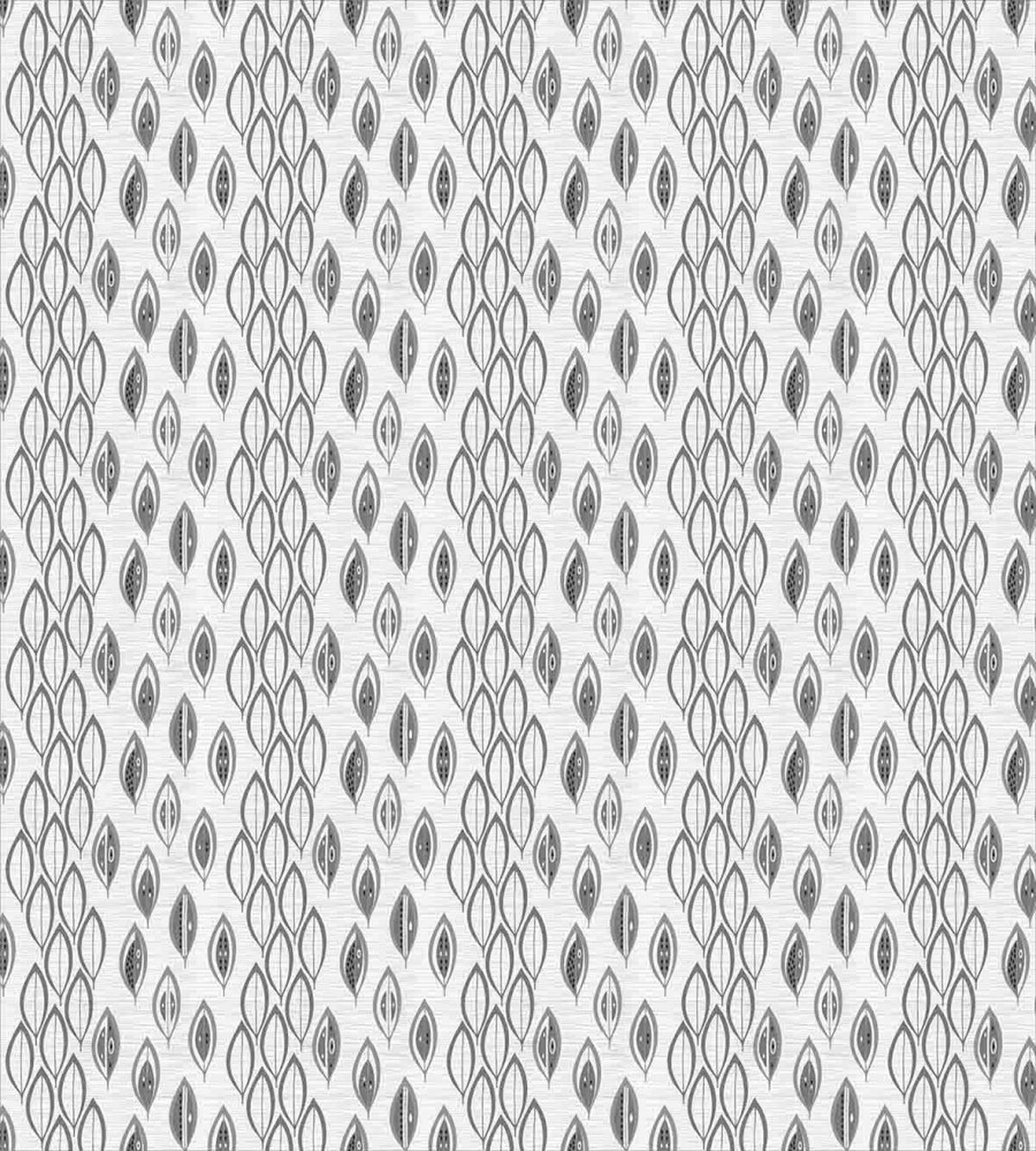 Greyscale Foliage Abstract — Pattern