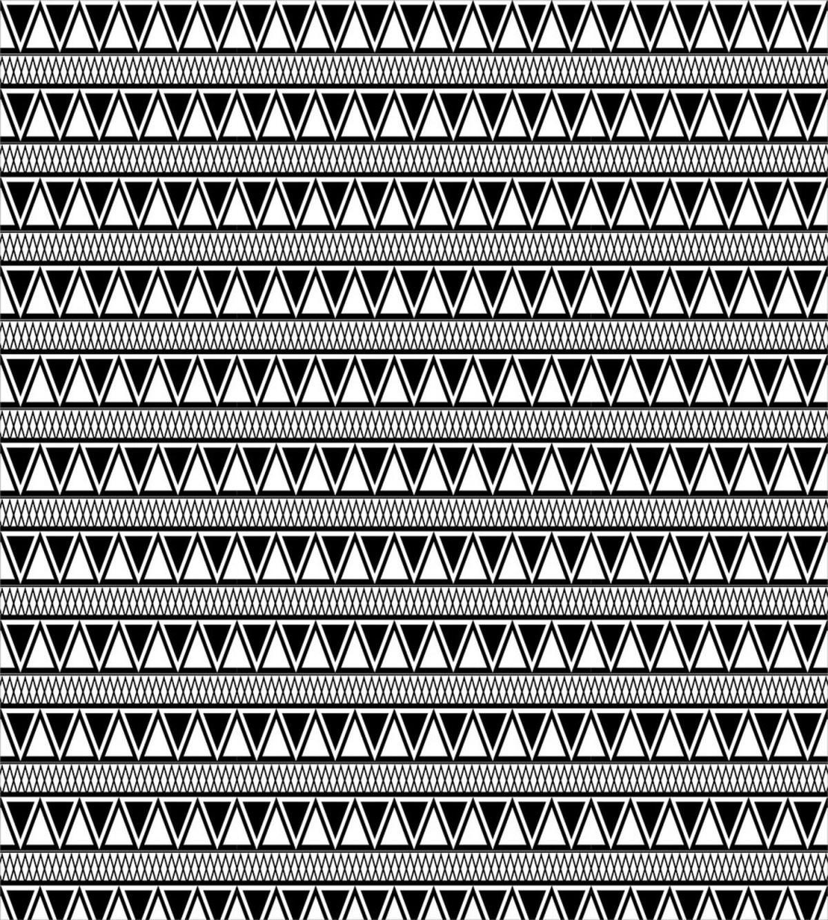 Monochromatic Triangles Art — Pattern