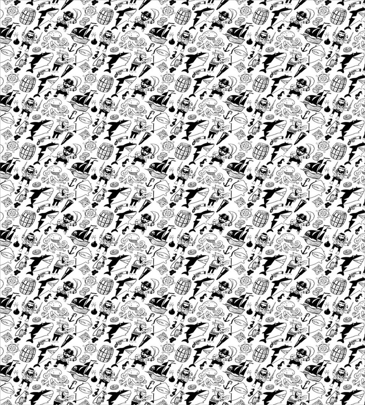 Buccaneers Sharks Sea — Pattern