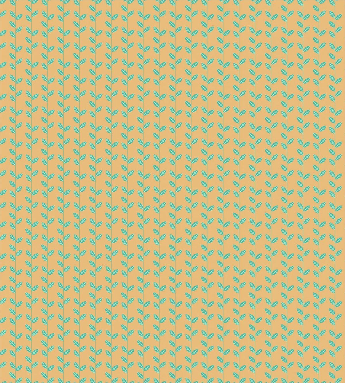 Lines with Spring Leaves — Pattern