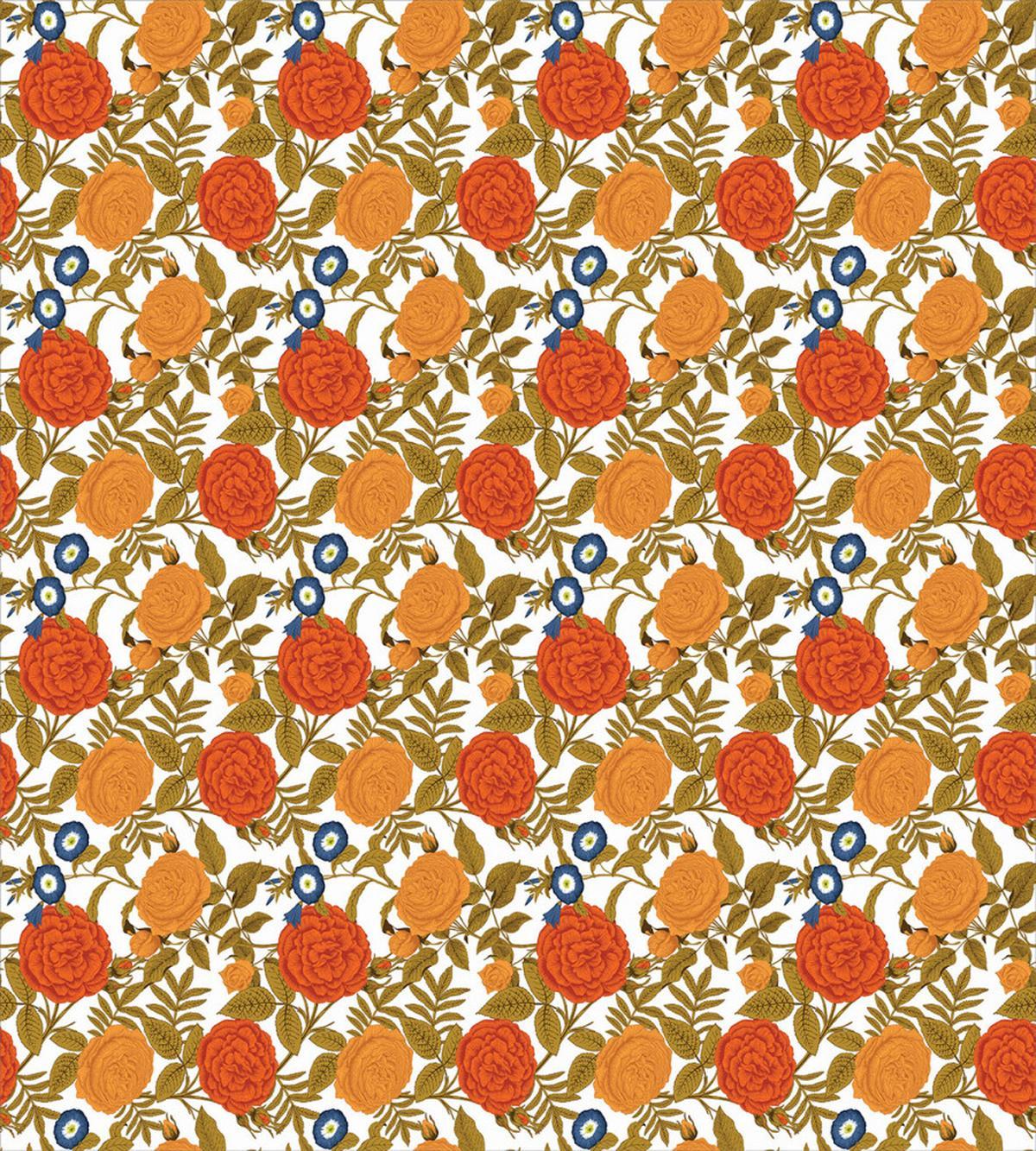 Romantic Rose Retro Pattern — Pattern