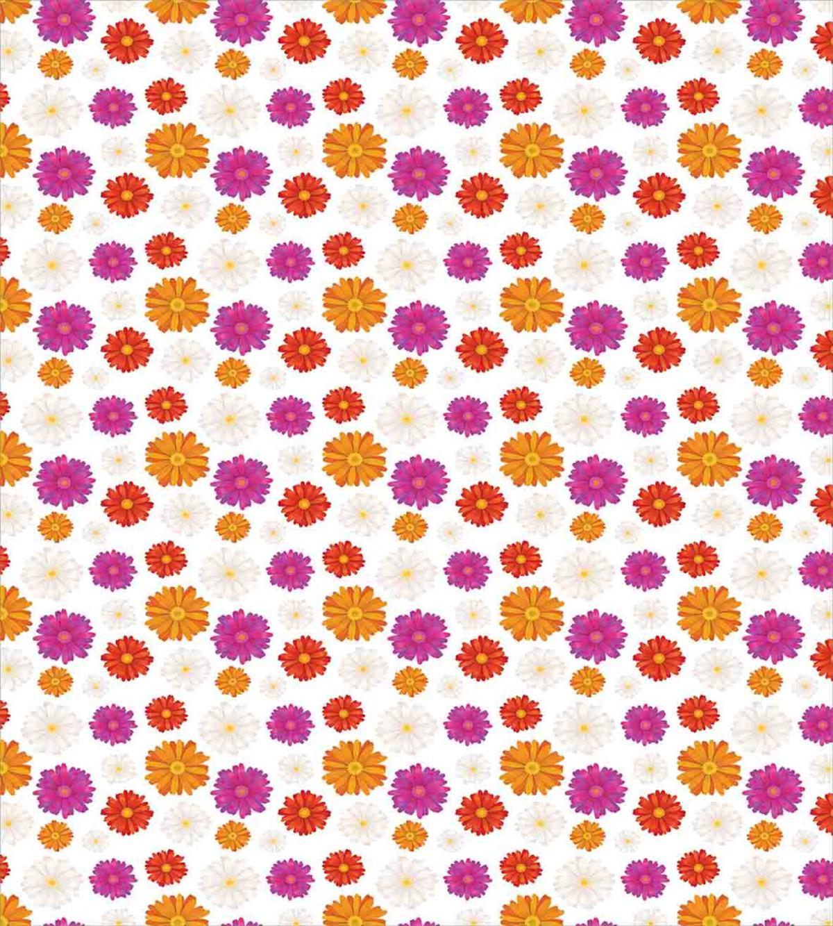 Vibrant Color Blossoms — Pattern