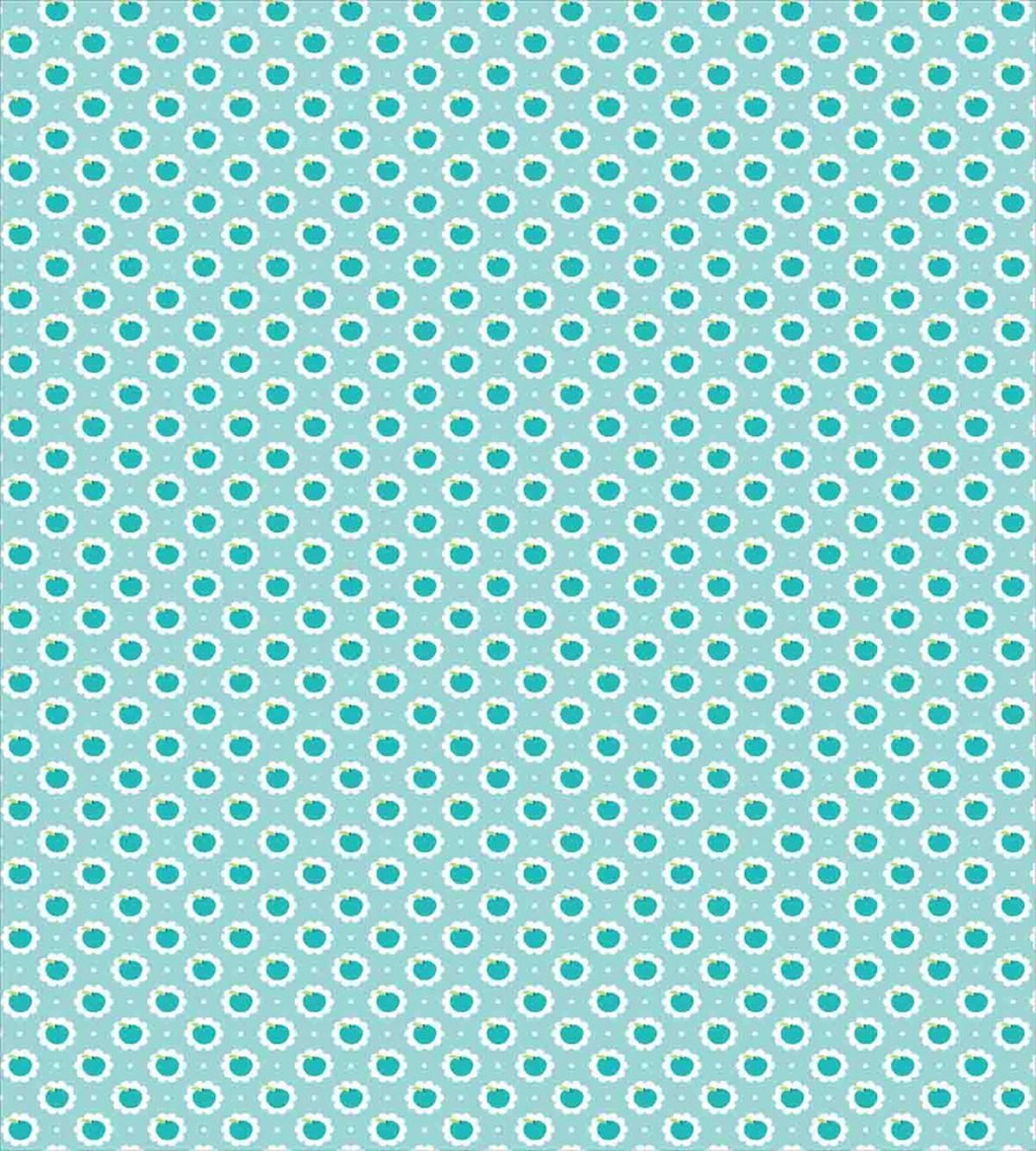 Apples Dots and Flowers — Pattern