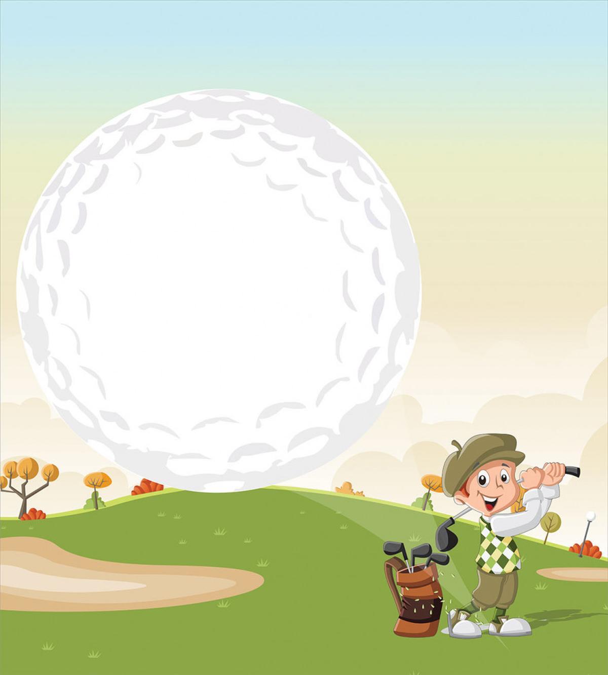 Little Boy Hitting the Ball — Pattern