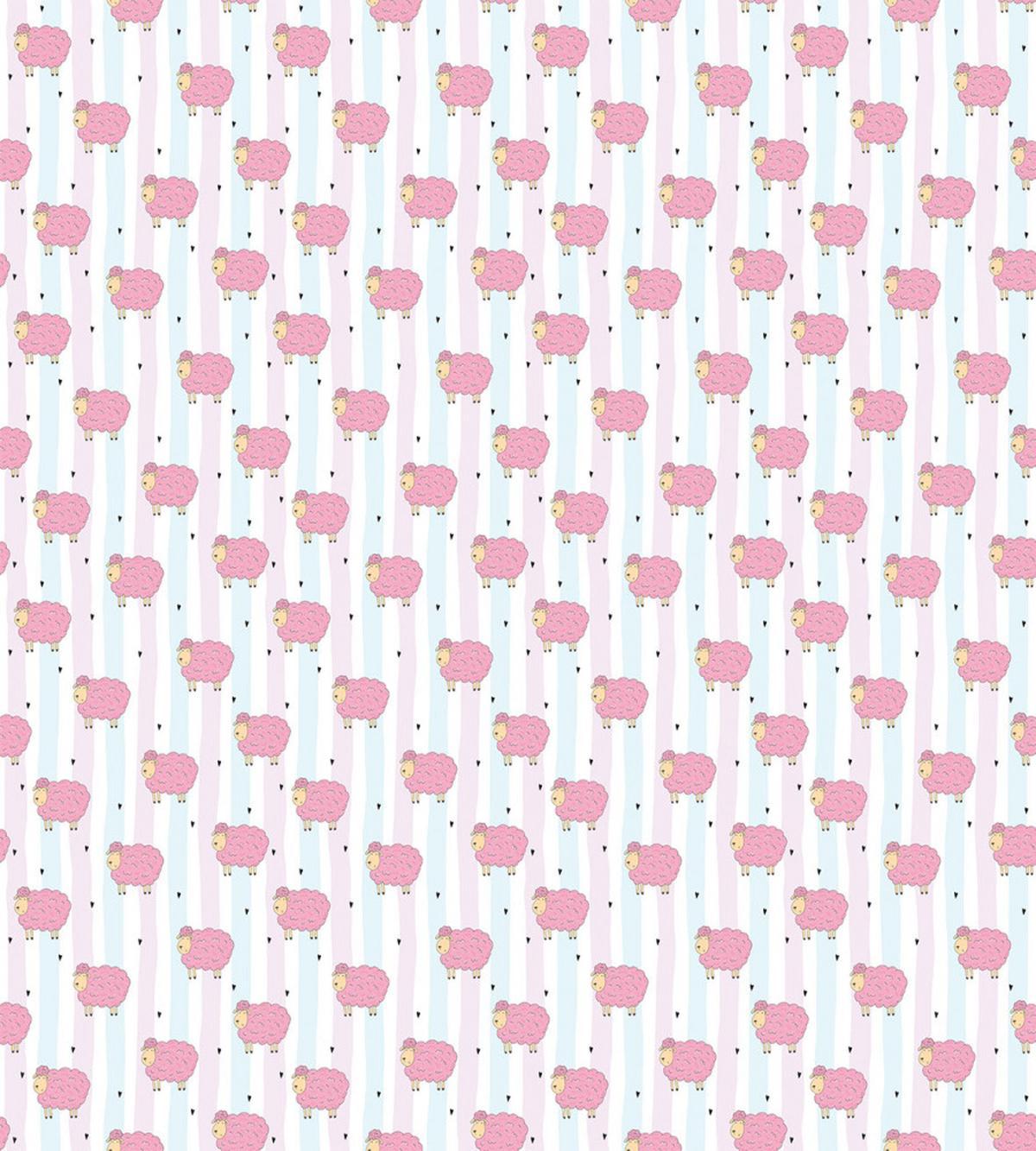 Sheep with Stripes Hearts — Pattern