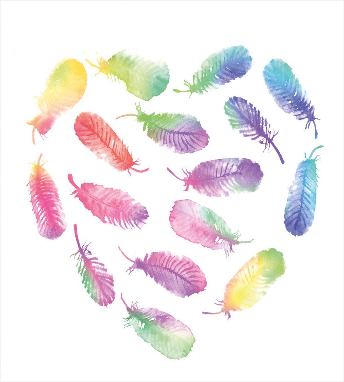 Romantic Plumage Design — Pattern