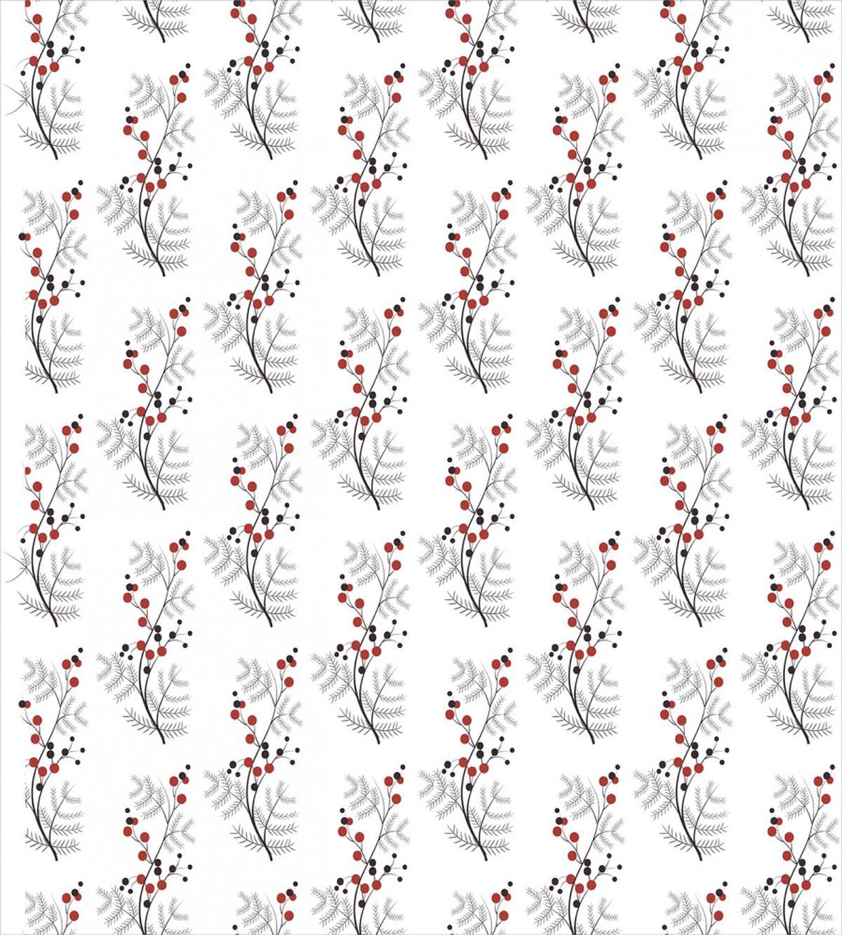 Curvy Dotted Branches — Pattern