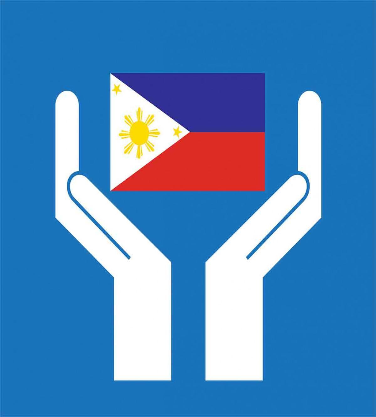 Hands Showing Flag — Pattern