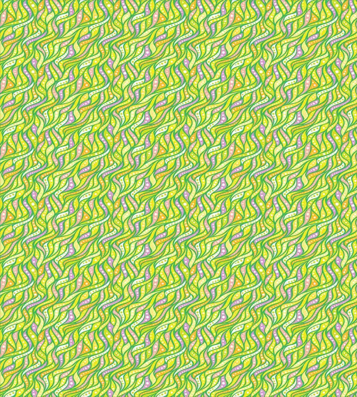 Wavy Stripes with Circles — Pattern