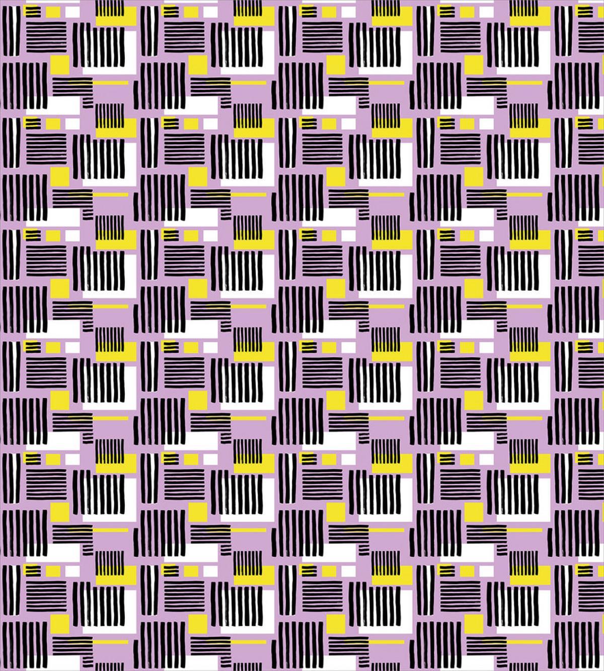 Modern Stripe and Squares — Pattern