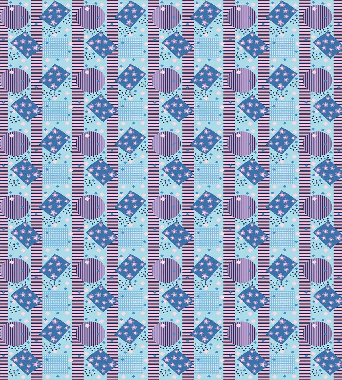 Pastel Abstract Memphis — Pattern