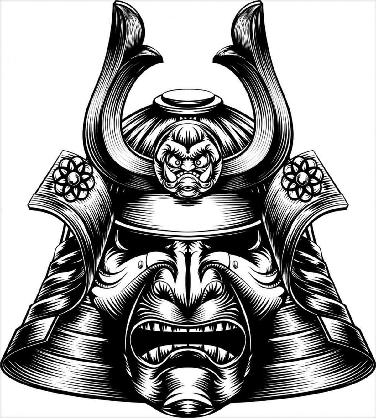 Samurai Mask Martial — Pattern