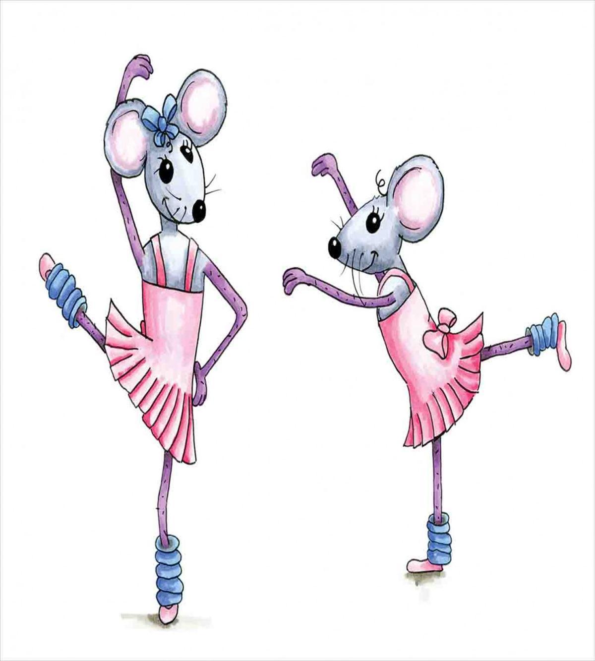 Funny Ballerina Mice — Pattern
