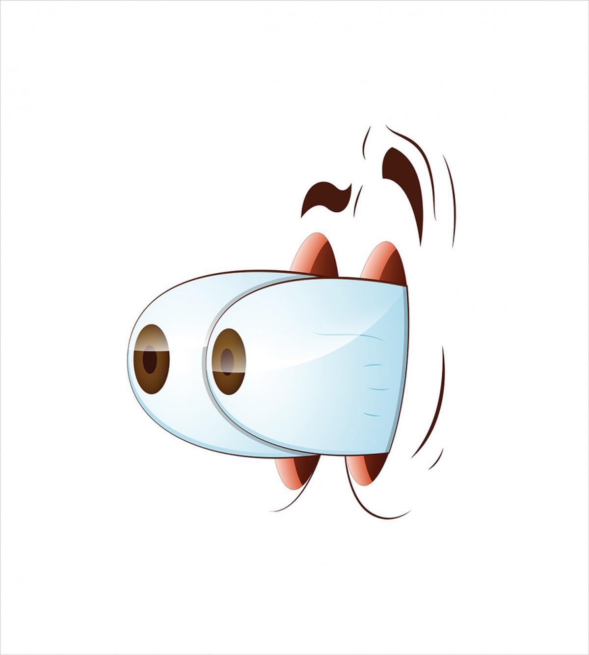 Goofy Surprised Character — Pattern
