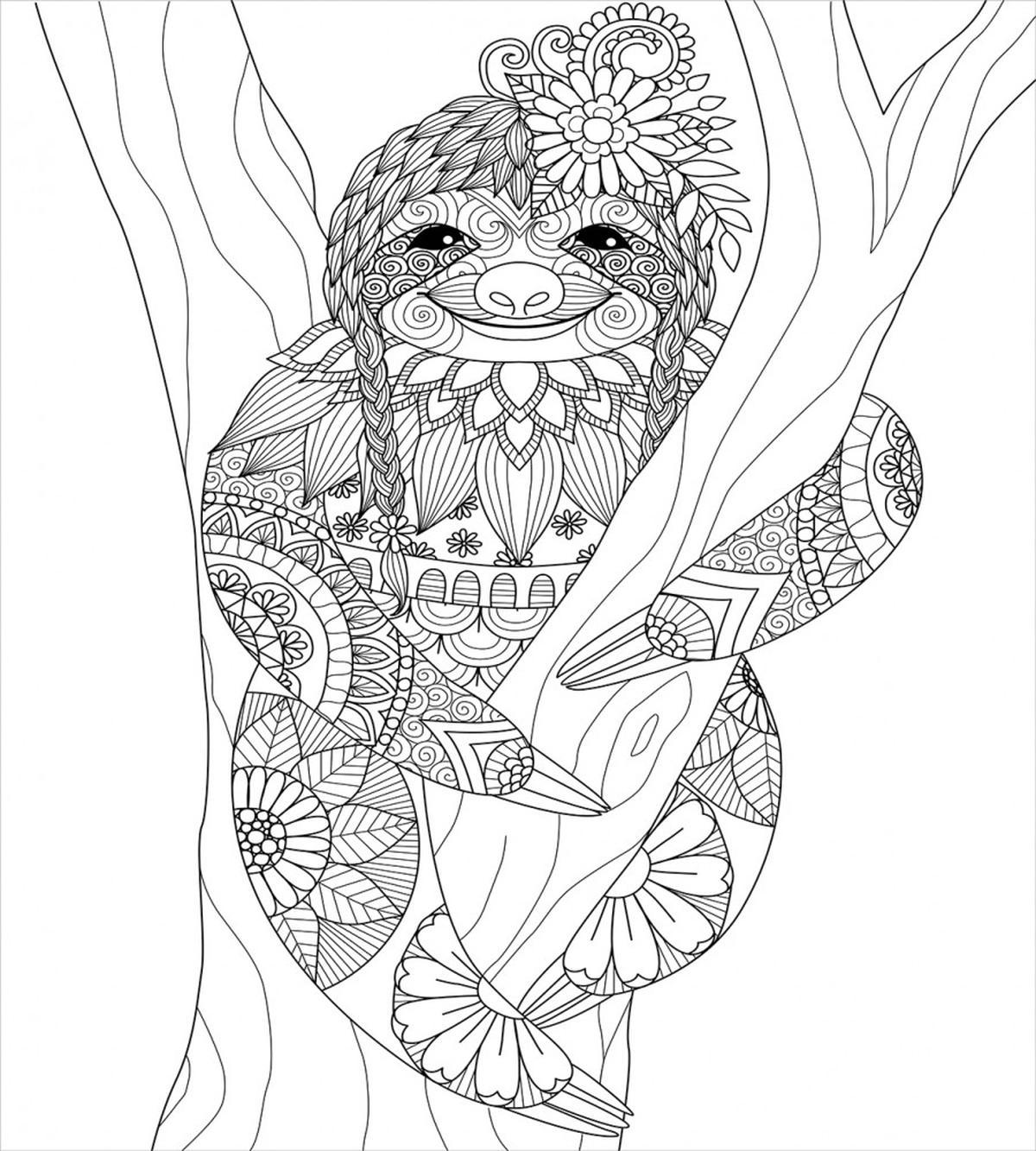 Animal Floral Detail — Pattern