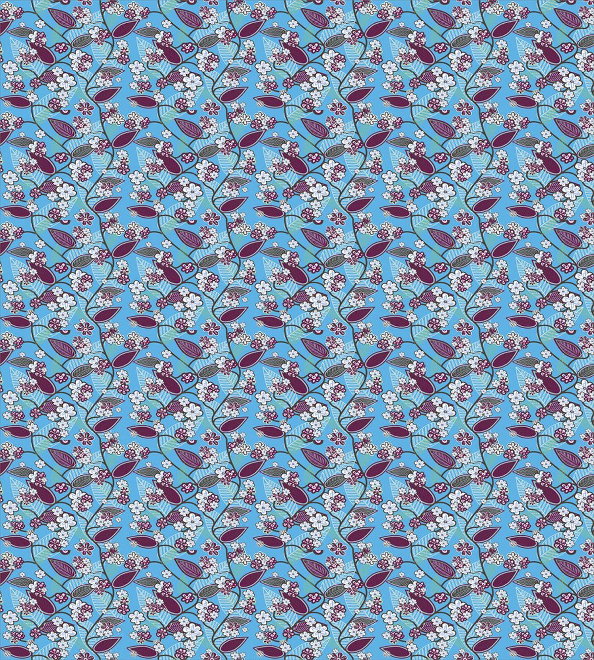 Japanese Tree Blossoms — Pattern