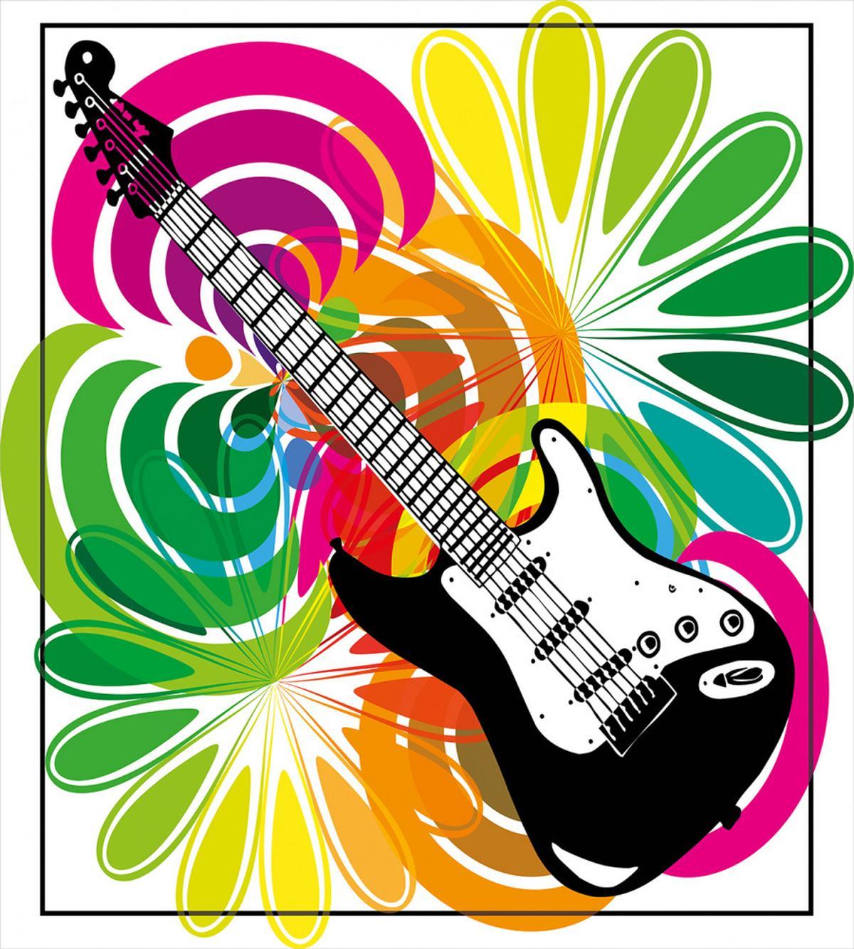Flowers Guitar — Pattern