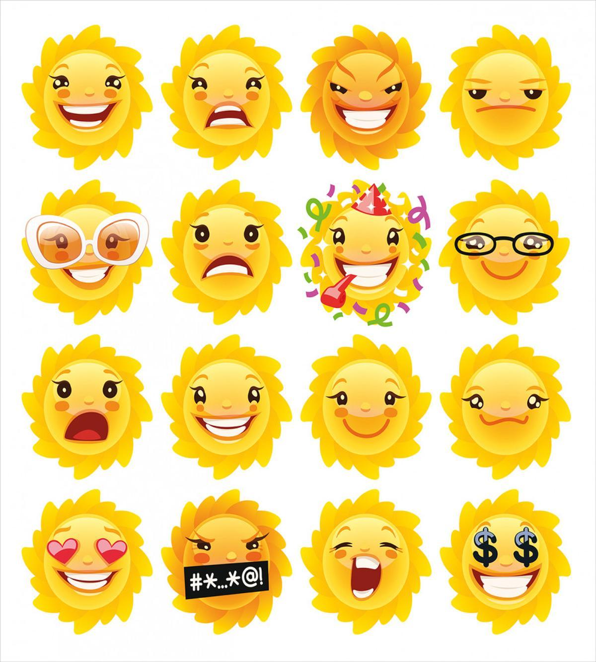 Smile Surprise Angry Mood — Pattern