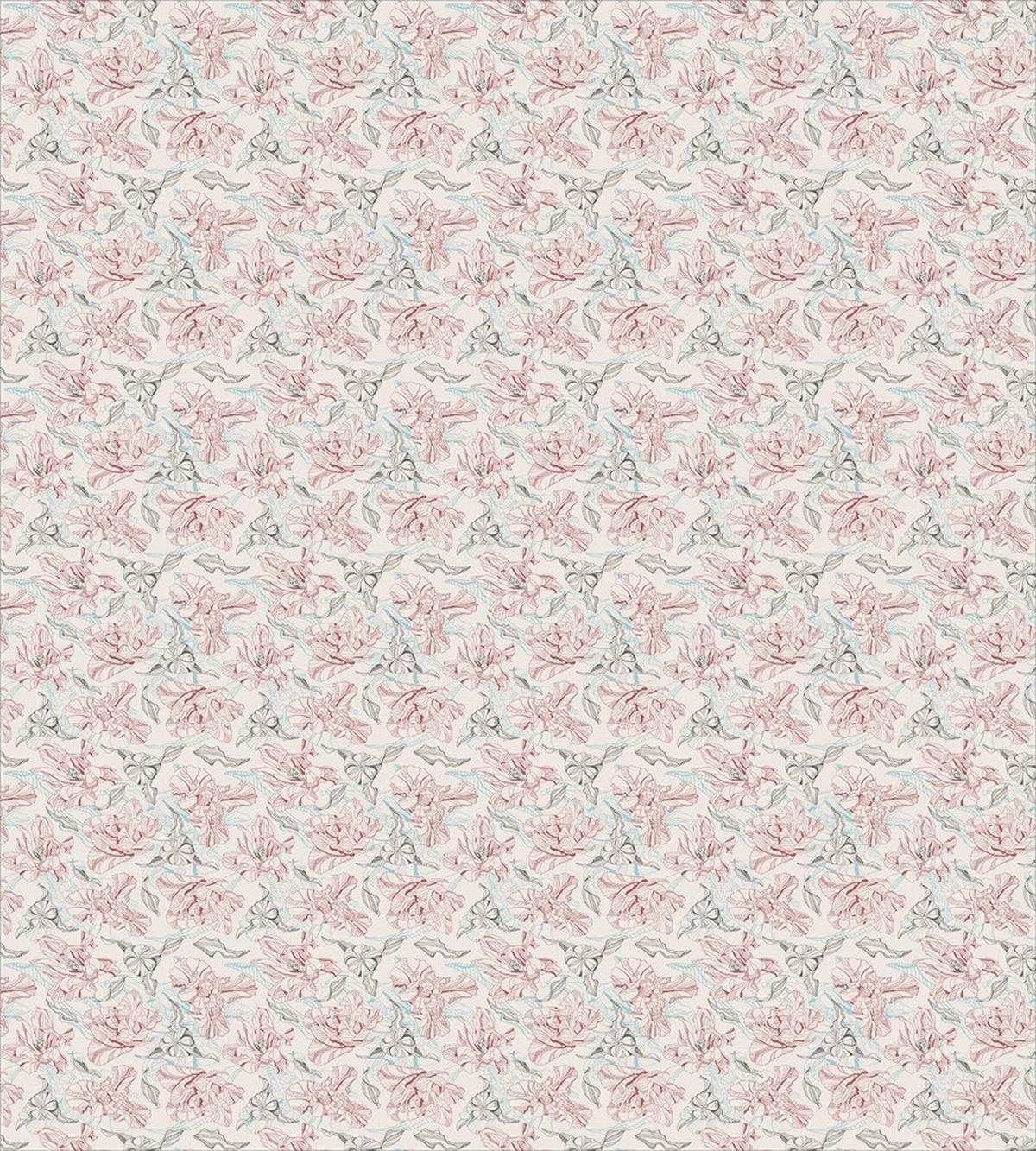 Pastel Design Tulip Flowers — Pattern