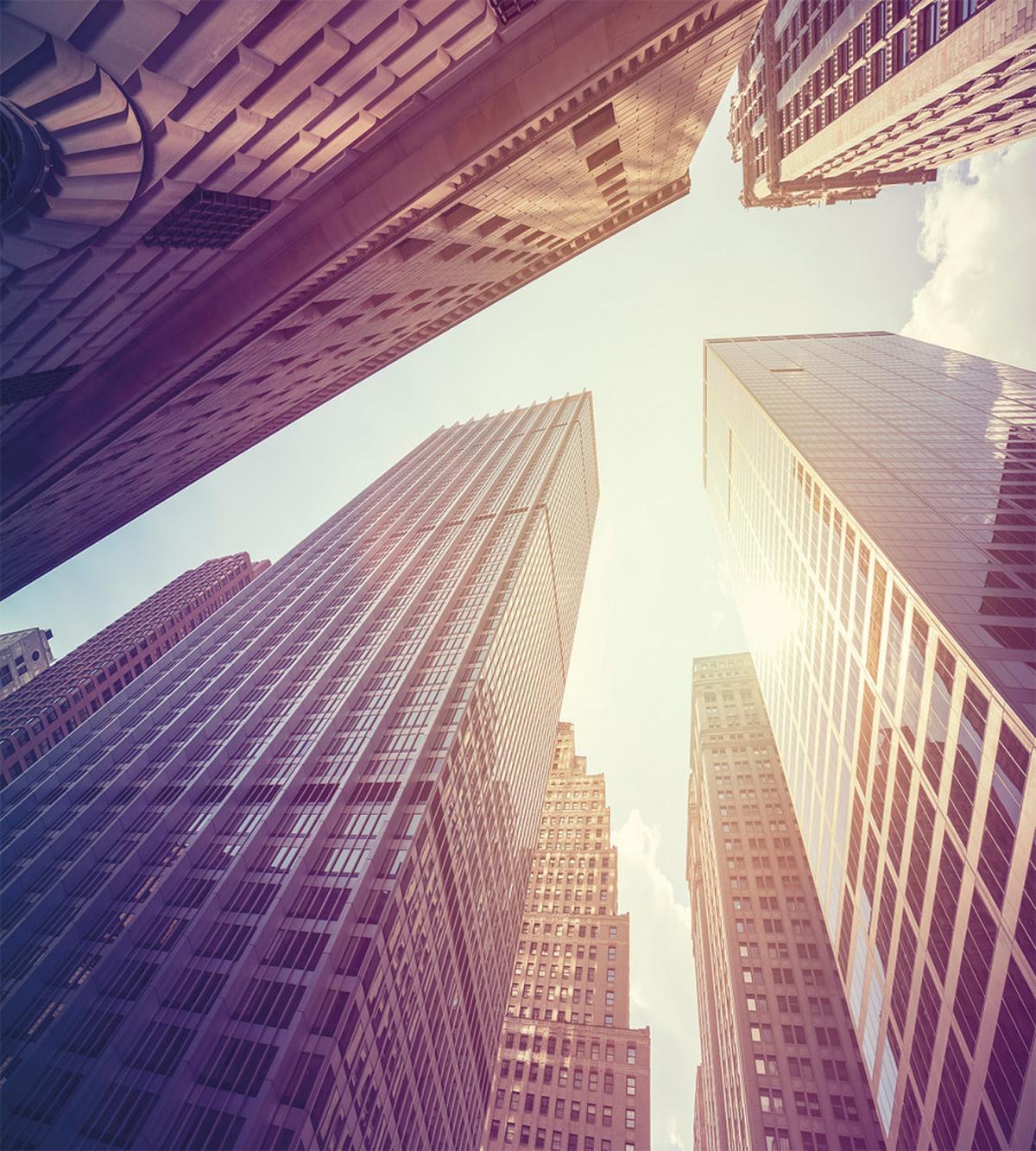 Skyscrapers in Manhattan — Pattern