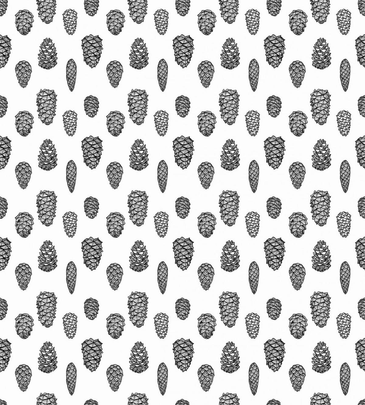 Hand Drawn Fall Conifers — Pattern