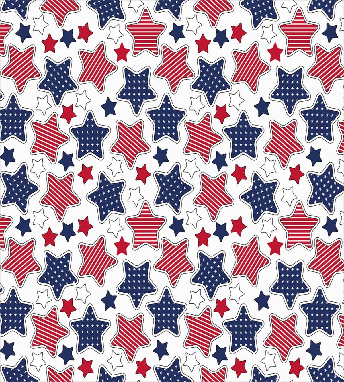 Star with Flags — Pattern