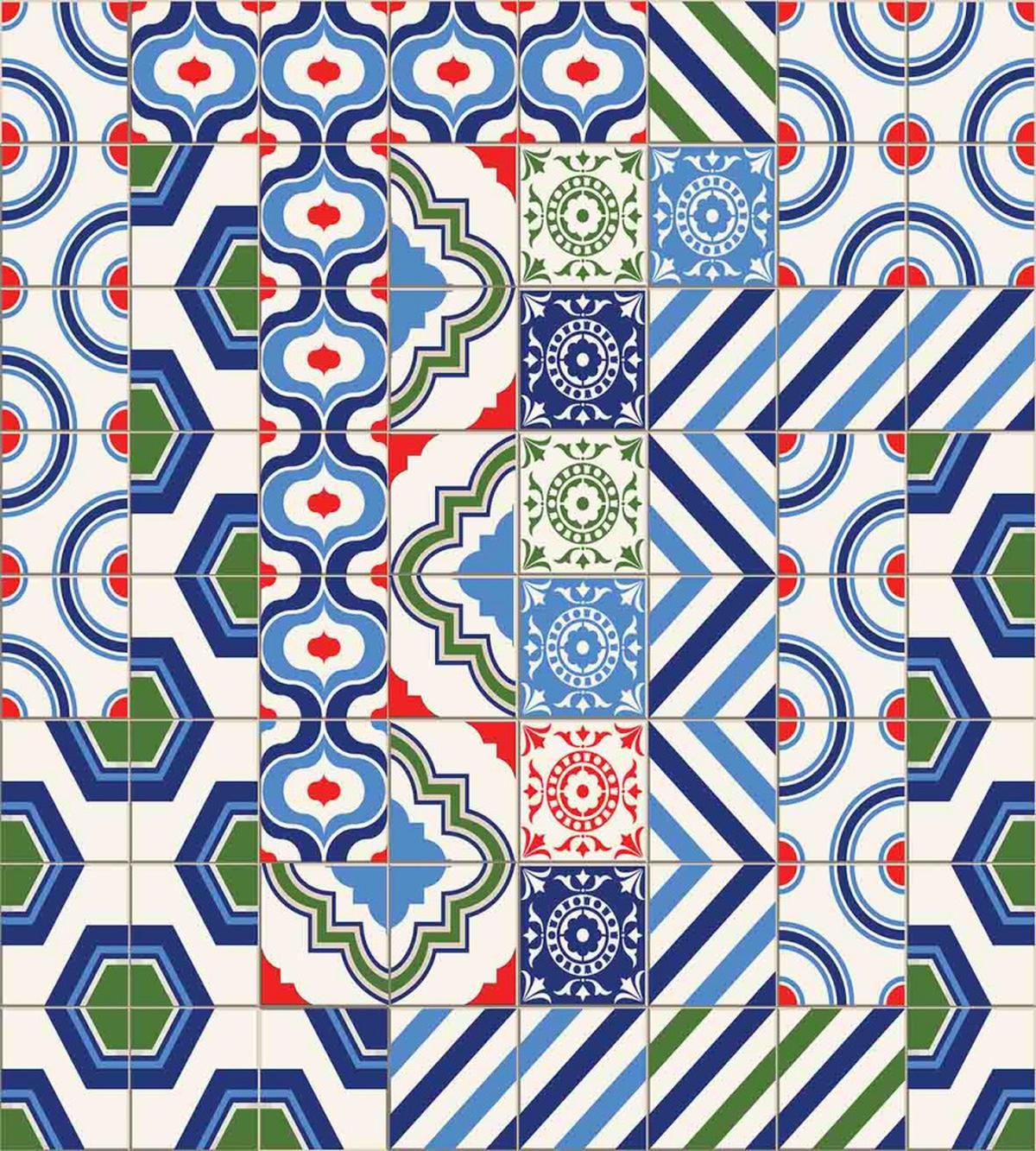 Colorful Shapes — Pattern