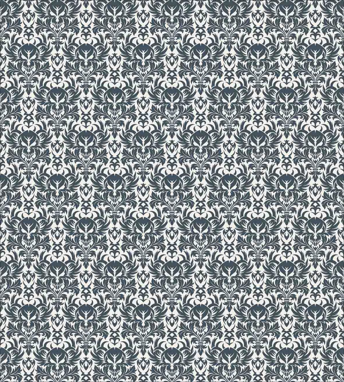 Skull in Flora — Pattern