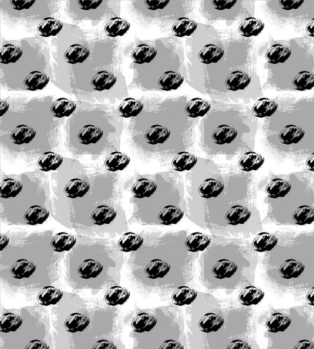 Random Sketchy Brush Blots — Pattern