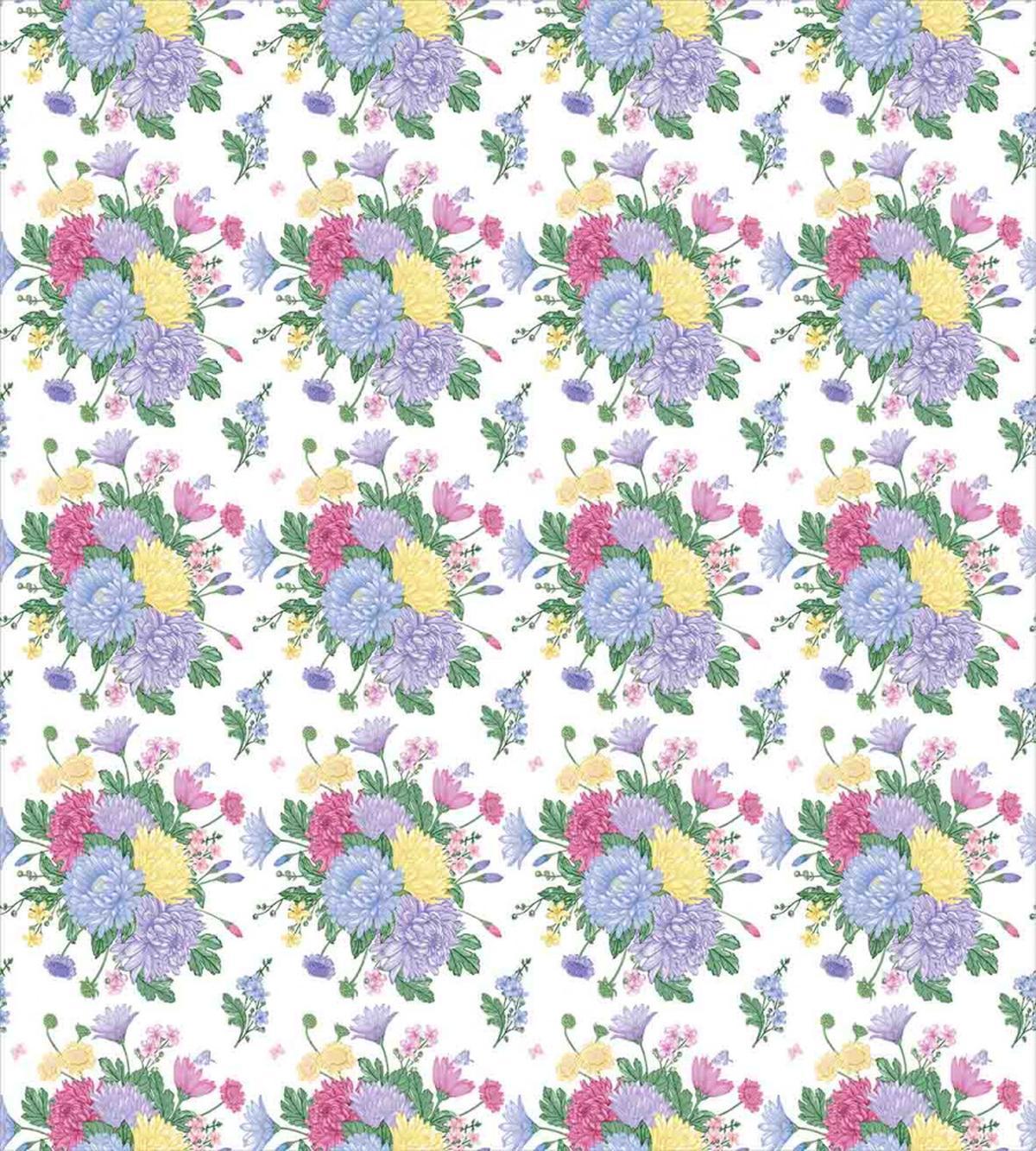 Romantic Summer Bouquet — Pattern