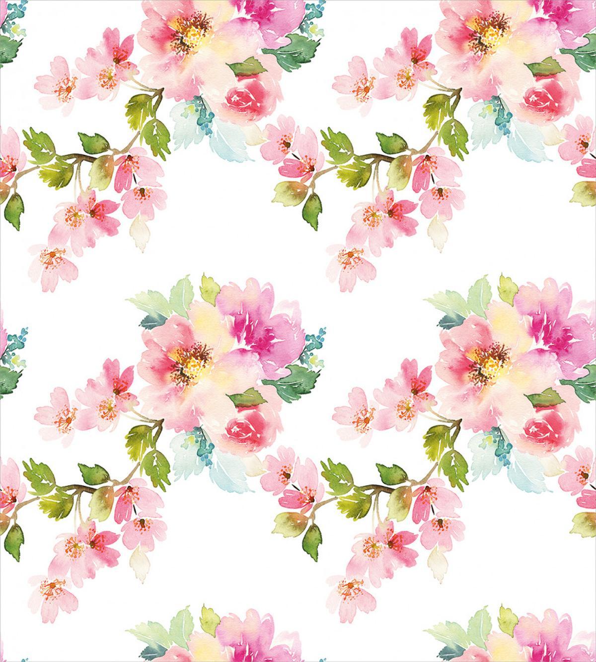 Watercolor Petals — Pattern