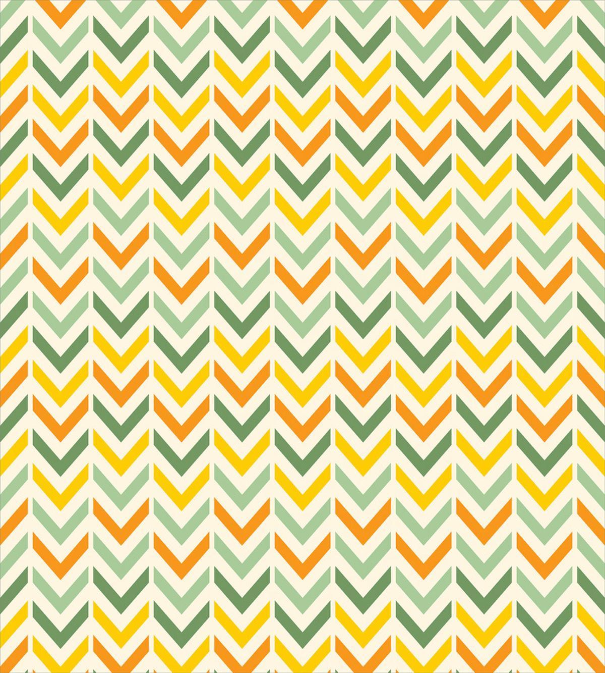 Retro Zigzags Vertical — Pattern