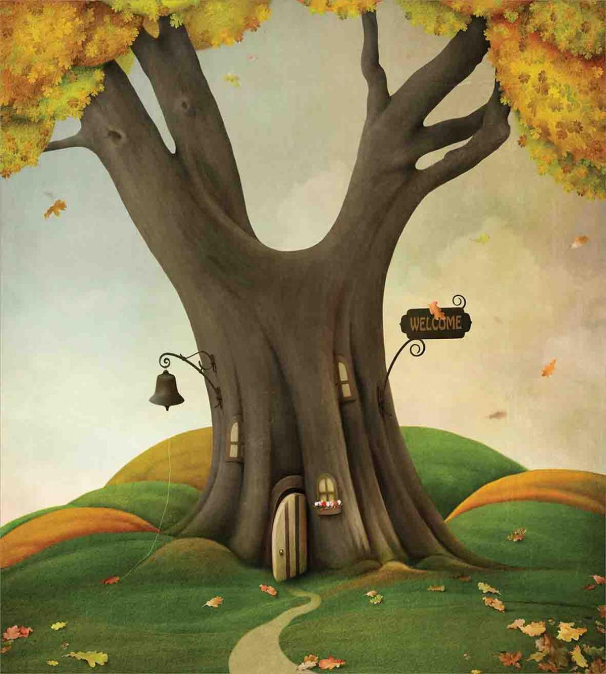 Cosy Tree Tunk Autumn — Pattern
