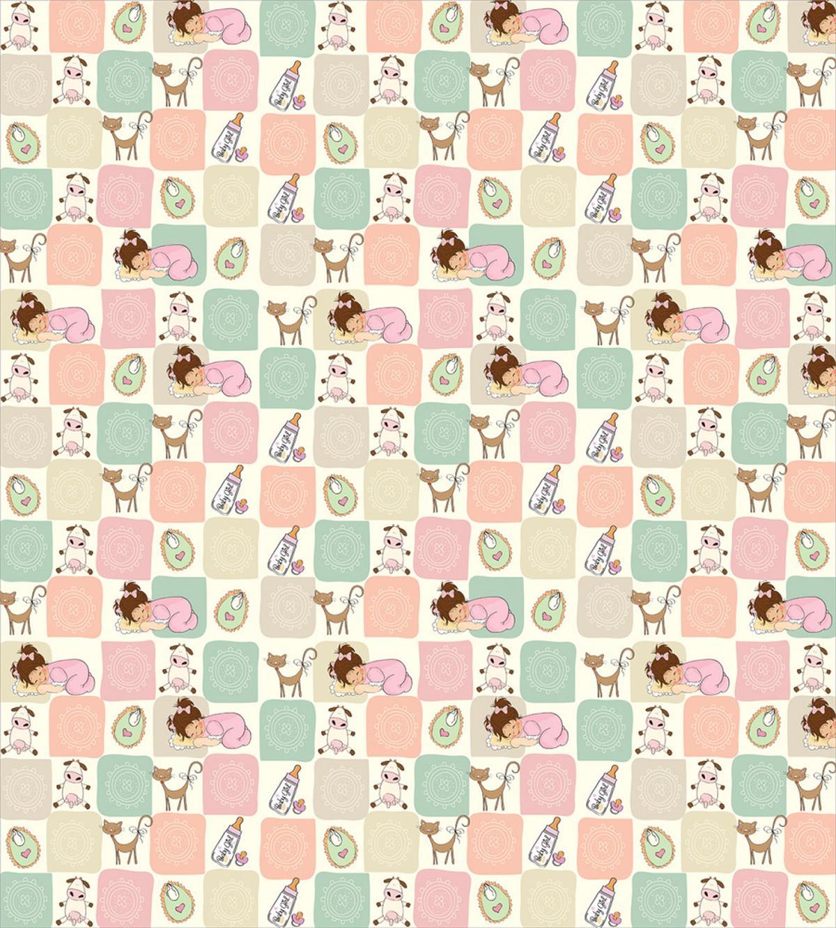 Checkered Square Cats — Pattern