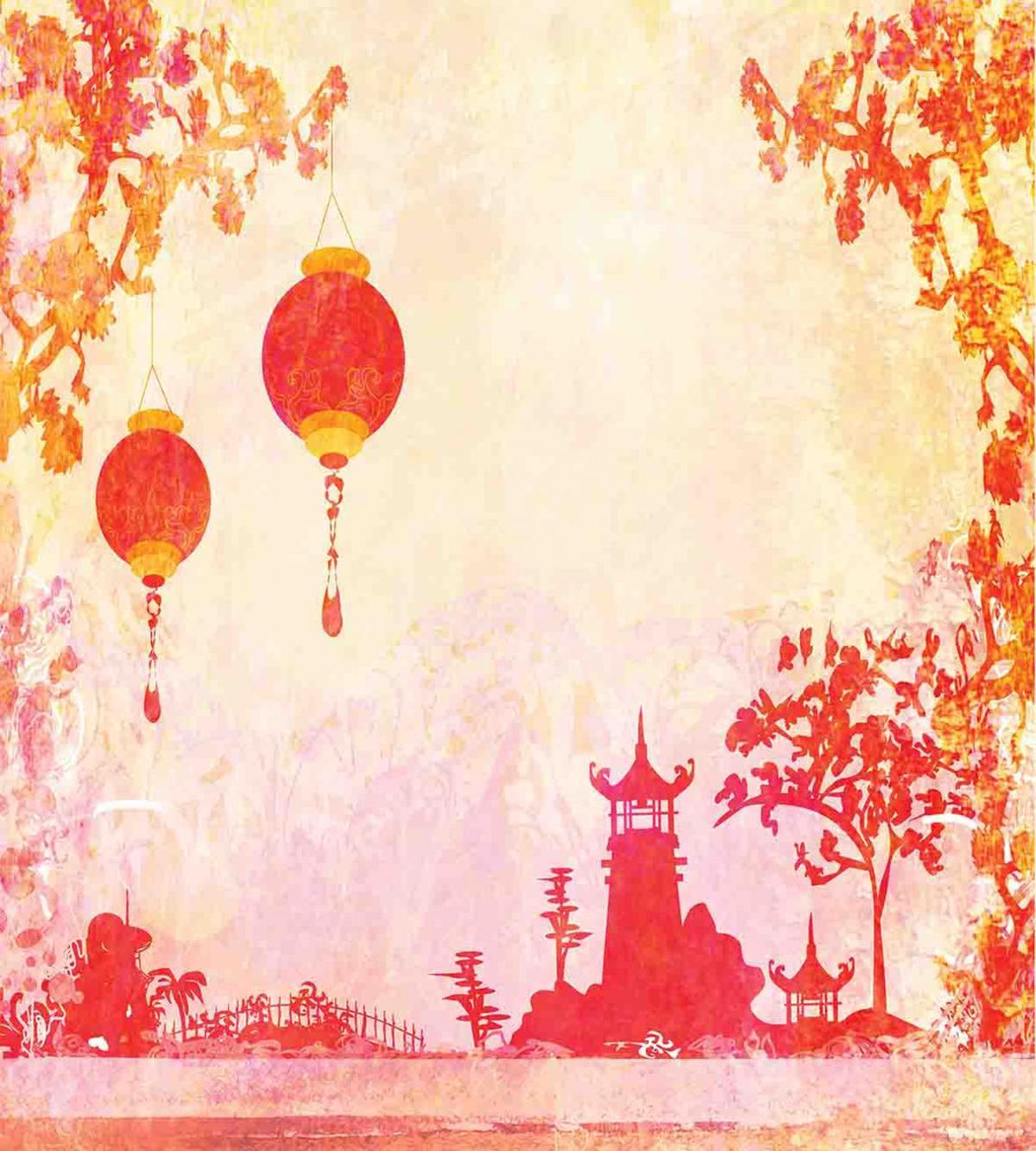 Chinese Lanterns Building — Pattern