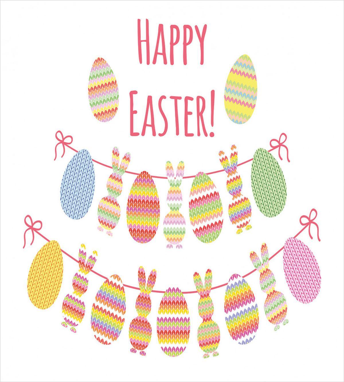Happy Rabbit Bunting — Pattern