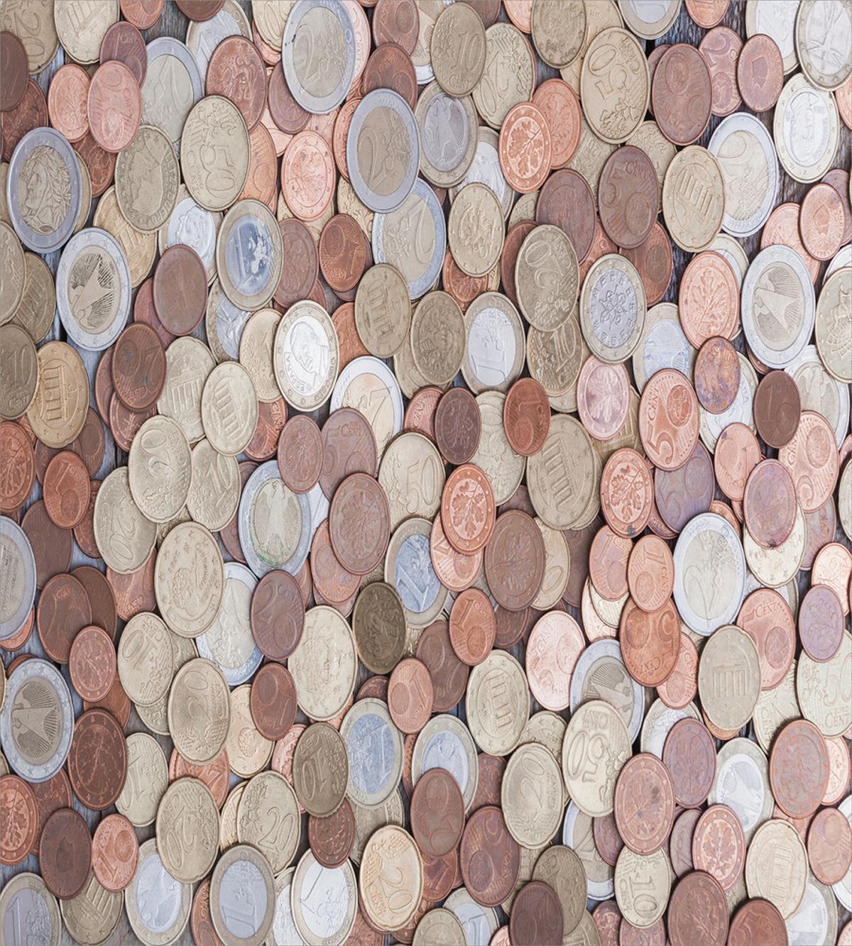 Euros and Cent Coins — Pattern