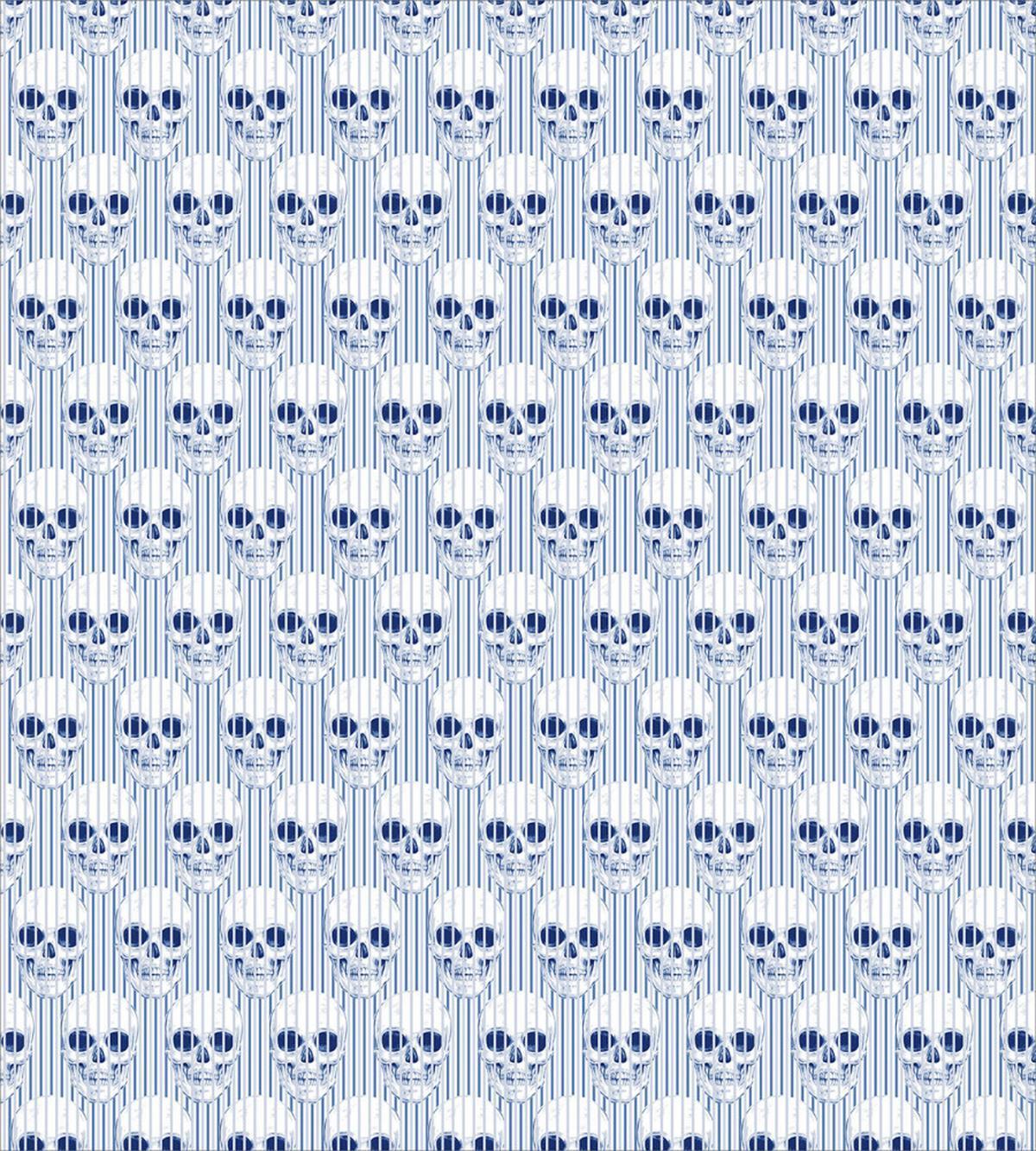 Blue Skulls Optical — Pattern