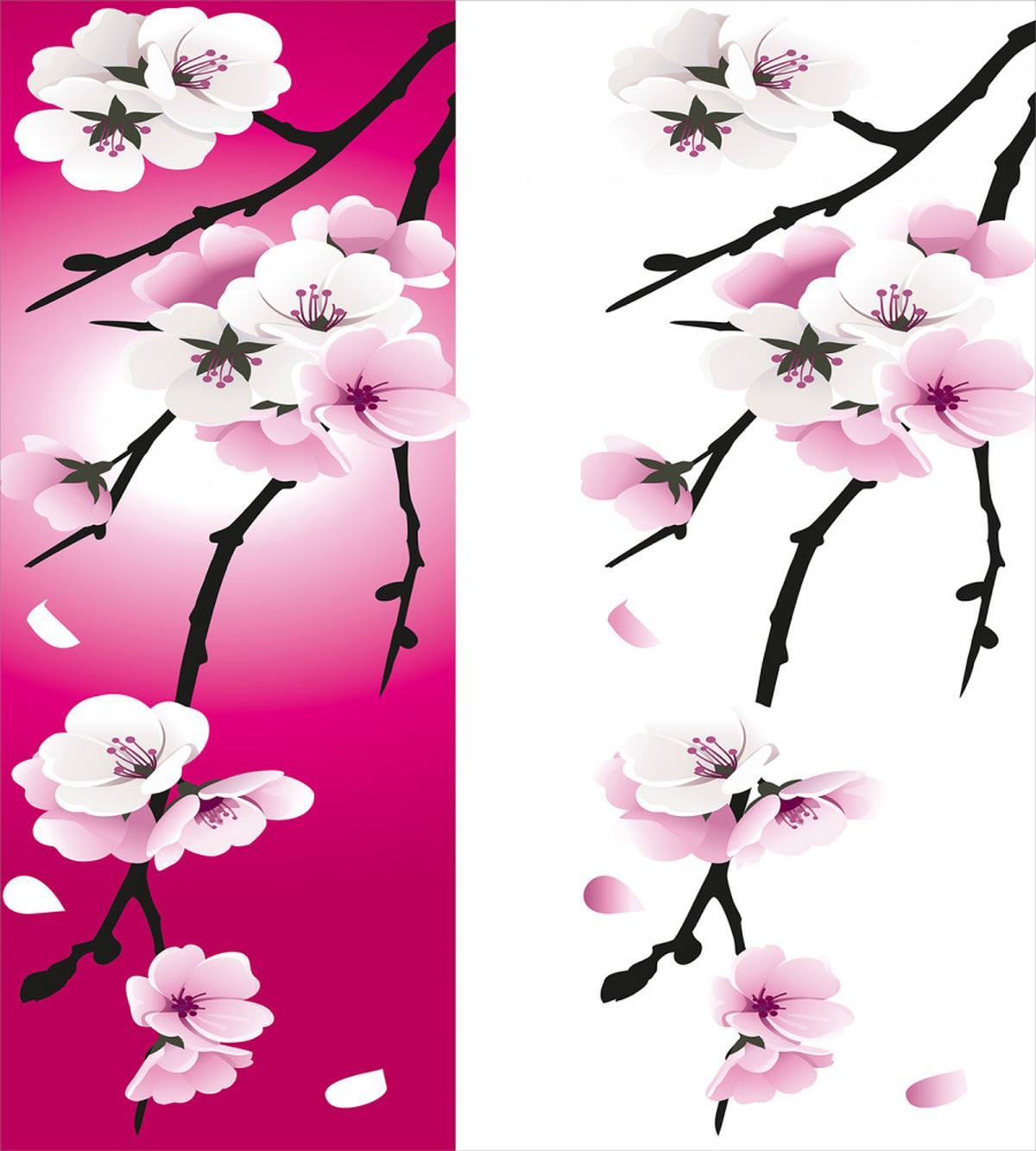 Apricot Flowers Blooms — Pattern
