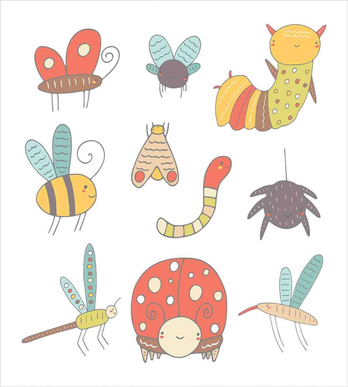Nursery Doodle Bugs — Pattern