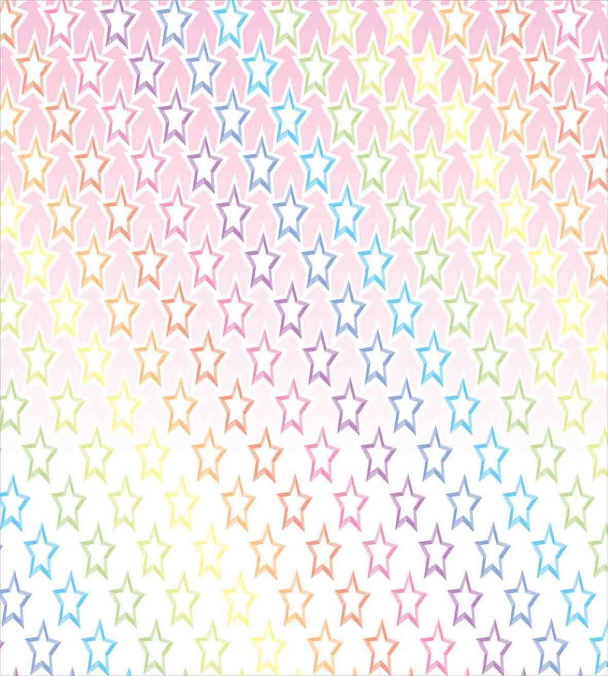 Stars in Rainbow Colors — Pattern